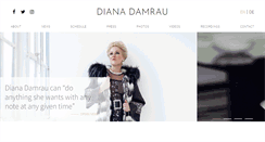 Desktop Screenshot of diana-damrau.com